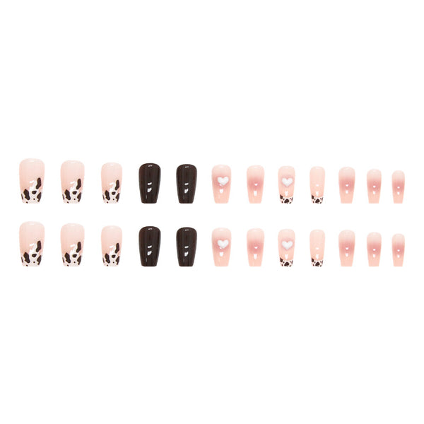 12 Sizes-24 Pcs Press On Nails Z563