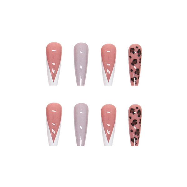 12 Sizes-24 Pcs Press On Nails W234
