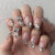 12 Sizes-24 Pcs Press On Nails JP4051