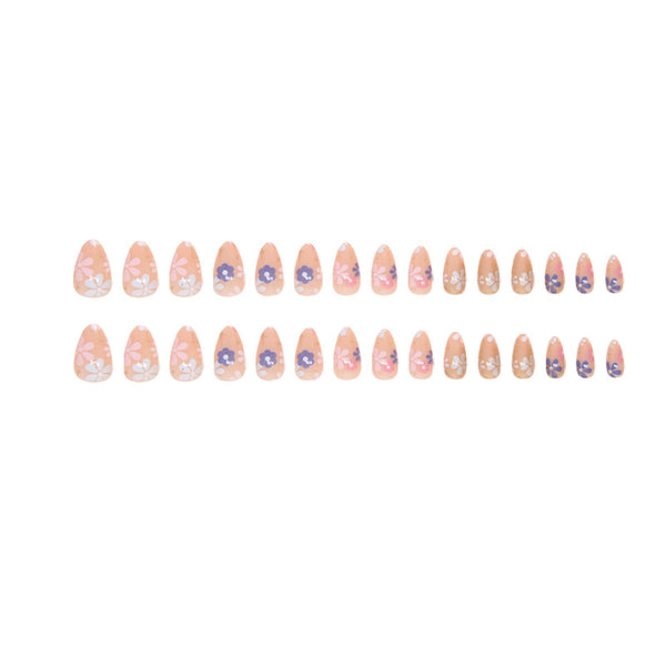 12 Sizes-24 Pcs Press On Nails W1574
