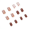 12 Sizes-24 Pcs Press On Nails JP1549