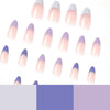12 Sizes-24 Pcs Press On Nails JP1561