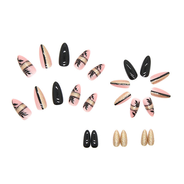 12 Sizes-24 Pcs Press On Nails W258