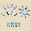 12 Sizes-24 Pcs Press On Nails Y844
