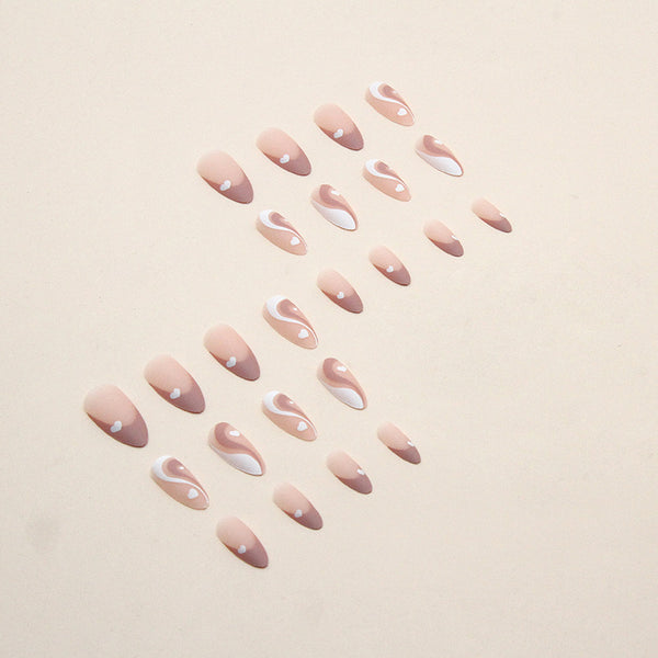 12 Sizes-24 Pcs Press On Nails W315