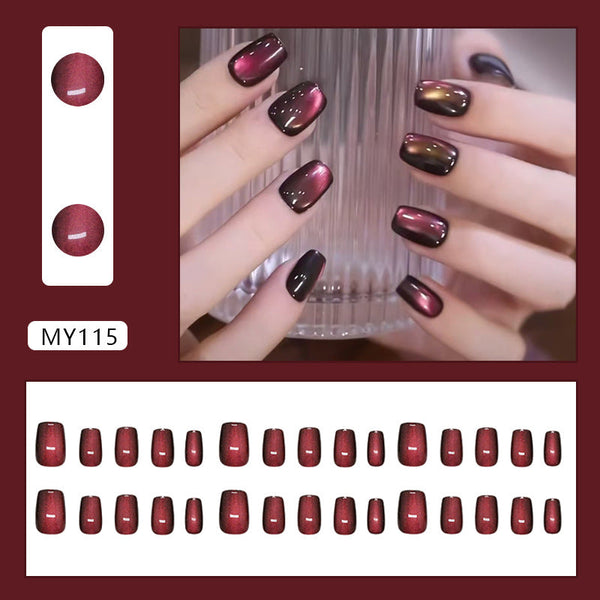 12 Sizes-24 PcsPress On Nails MY115