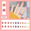 12 Sizes-24 Pcs Press On Nails R459