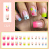 12 Sizes-24 Pcs Press On Nails C325