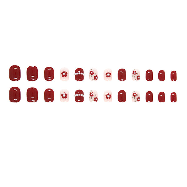 12 Sizes-24 Pcs Press On Nails Z472