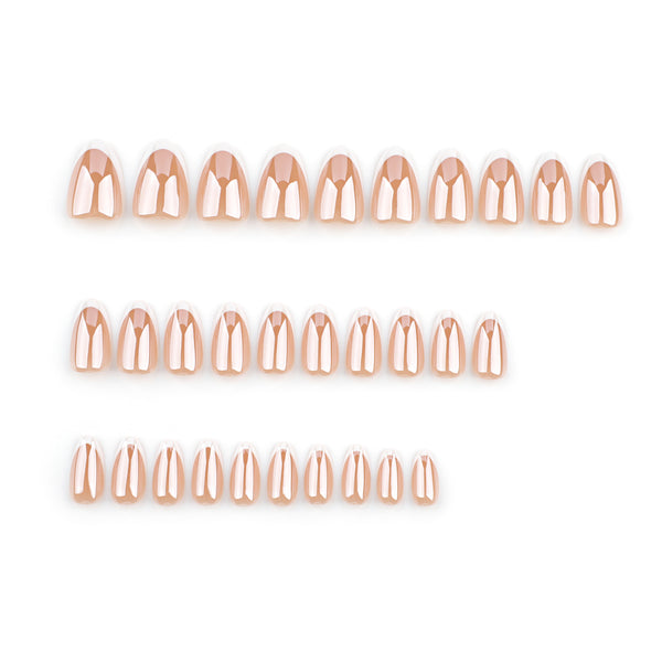 Glamhalo Premiere 30pcs Press On Nails – Eco-Friendly Perfect Fit - GD32