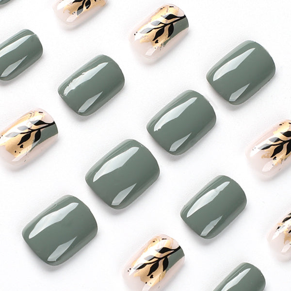12 Sizes-24 Pcs Press On Nails JP1681