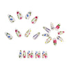 12 Sizes-24 Pcs Press On Nails Y1892