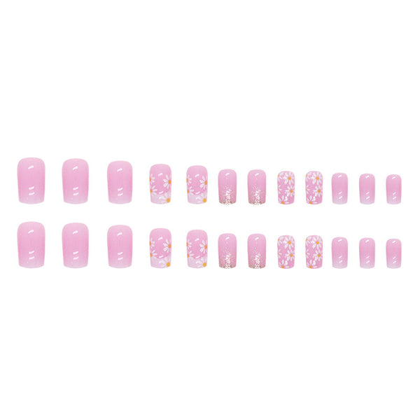 12 Sizes-24 Pcs Press On Nails W1042