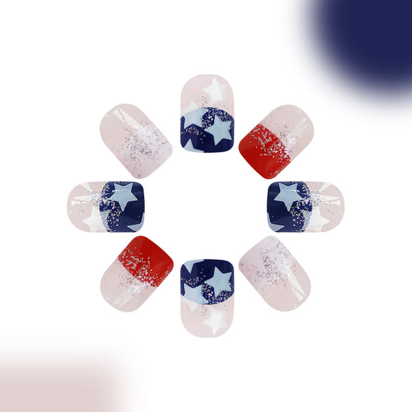 12 Sizes-24 Pcs Press On Nails C857