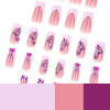 12 Sizes-24 Pcs Press On Nails JP4222