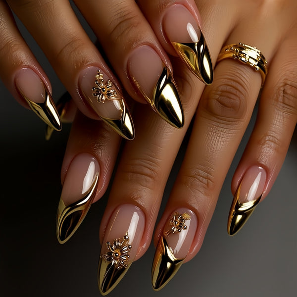 12 Sizes-24 Pcs Press On Nails Y1823