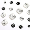 12 Sizes-24 Pcs Press On Nails JP1654
