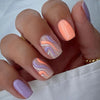12 Sizes-24 Pcs Press On Nails W940