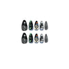 12 Sizes-24 Pcs Press On Nails JP2516