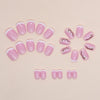 12 Sizes-24 Pcs Press On Nails W1130