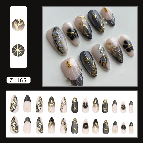 12 Sizes-24 PcsPress On Nails Z1165