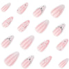 12 Sizes-24 Pcs Press On Nails JP4317