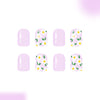 12 Sizes-24 Pcs Press On Nails C1033