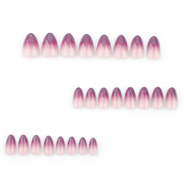 12 Sizes-24 Pcs Press On Nails JP3608