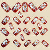 12 Sizes-24 Pcs Press On Nails Y1632