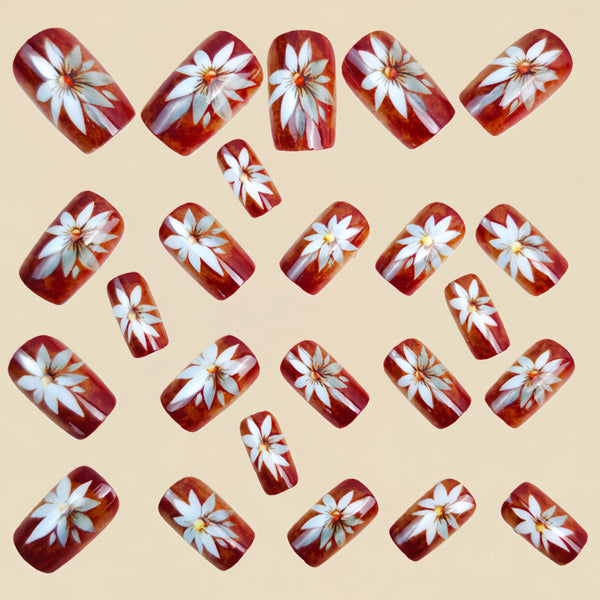 12 Sizes-24 Pcs Press On Nails Y1632
