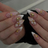 12 Sizes-24 Pcs Press On Nails JP4320