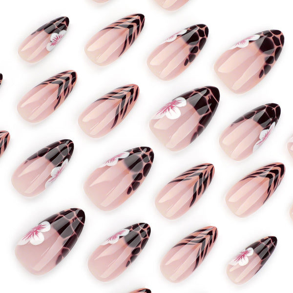 12 Sizes-24 Pcs Press On Nails JP3532