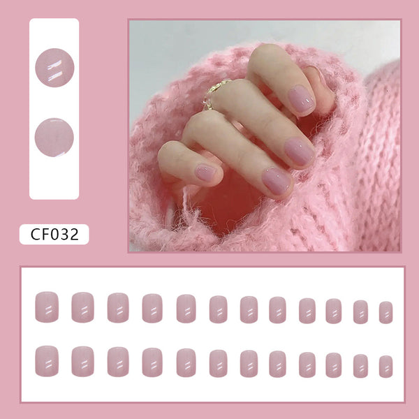 12 Sizes-24 Pcs Press On Nails CF032