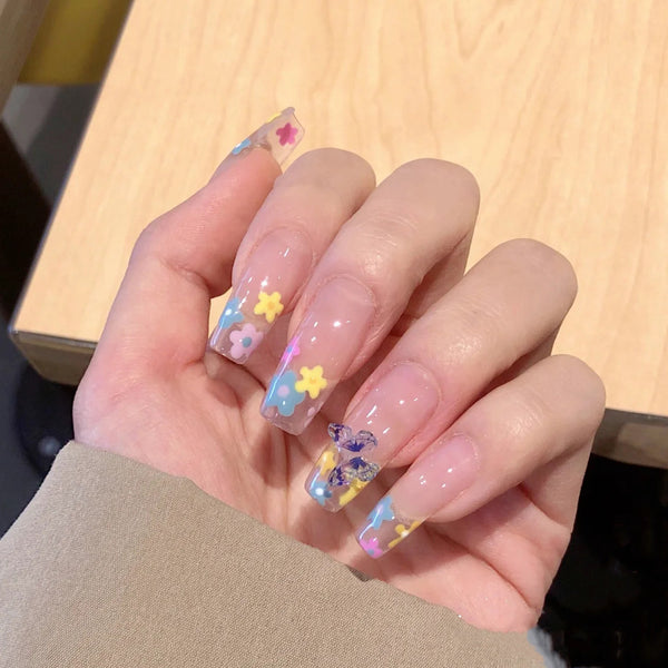 12 Sizes-24 Pcs Press On Nails Z067
