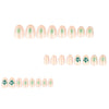 12 Sizes-24 Pcs Press On Nails JP3993