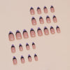 12 Sizes-24 Pcs Press On Nails W1607