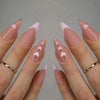 12 Sizes-24 Pcs Press On Nails W312