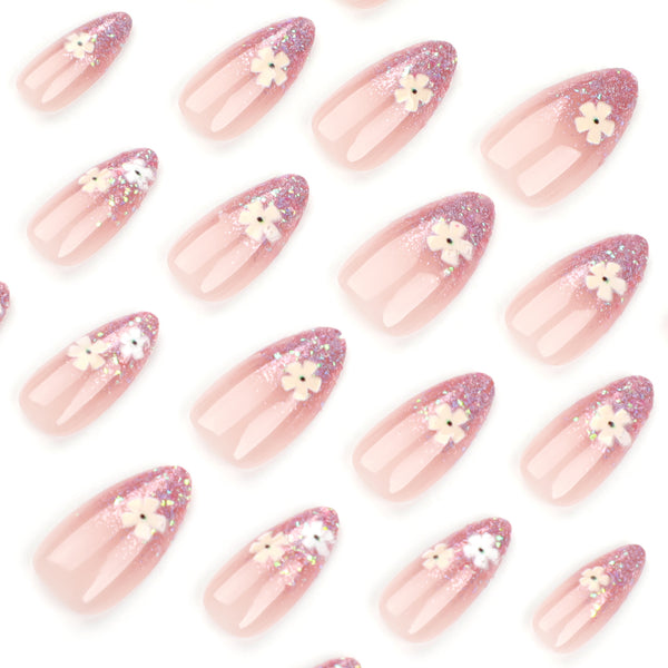 12 Sizes-24 Pcs Press On Nails JP3384