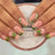 12 Sizes-24 Pcs Press On Nails W1105
