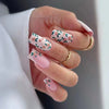 12 Sizes-24 Pcs Press On Nails W1451