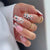 12 Sizes-24 Pcs Press On Nails W1451