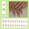 12 Sizes-24 Pcs Press On Nails W1134
