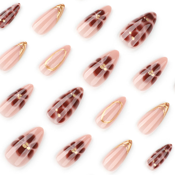 12 Sizes-24 Pcs Press On Nails JP3790