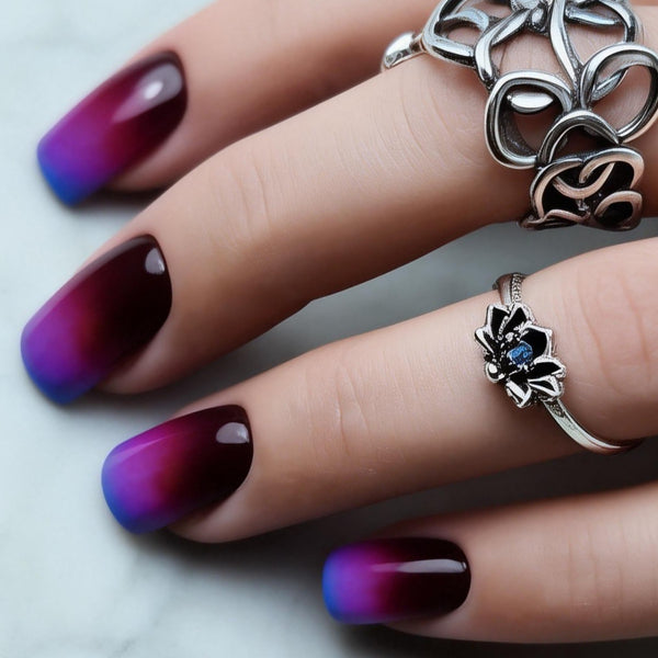 12 Sizes-24 Pcs Press On Nails Y212-2