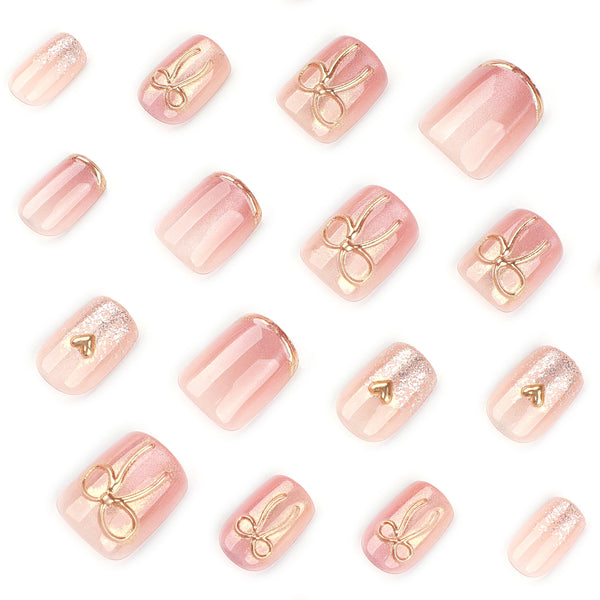 12 Sizes-24 Pcs Press On Nails JP4105