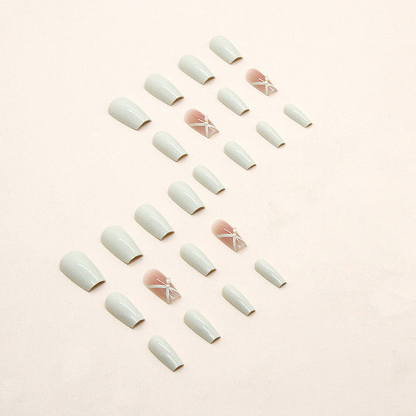 12 Sizes-24 Pcs Press On Nails Z593