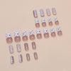 12 Sizes-24 Pcs Press On Nails W1692
