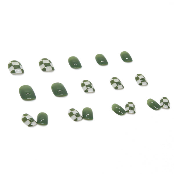 12 Sizes-24 Pcs Press On Nails R271