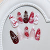 12 Sizes-24 Pcs Press On Nails Z1269
