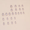 12 Sizes-24 Pcs Press On Nails W1505